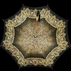 Il Marchesato Simple and Elegant Black Umbrella with Animalier design Best