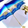 Il Marchesato Sky Blue Gradient Umbrella, Daisies Print Online