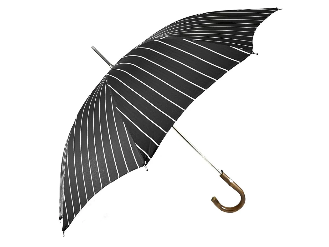 Il Marchesato Smoke Gray with white stripes Umbrella Clearance