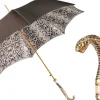 Il Marchesato Snake Charmer: Umbrella with Cobra Handle in Gold Fashion