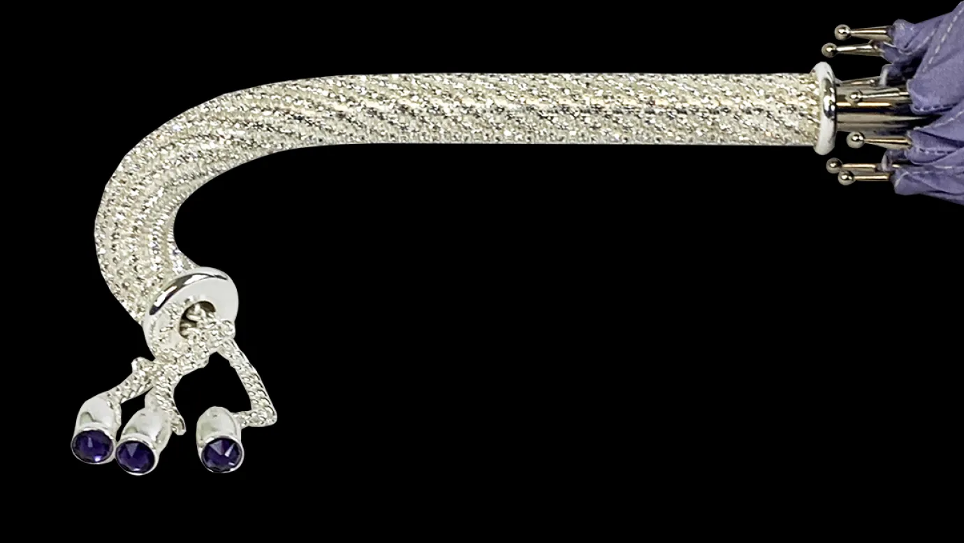 Il Marchesato Sparkling Lilac Umbrella with Anemones Sale