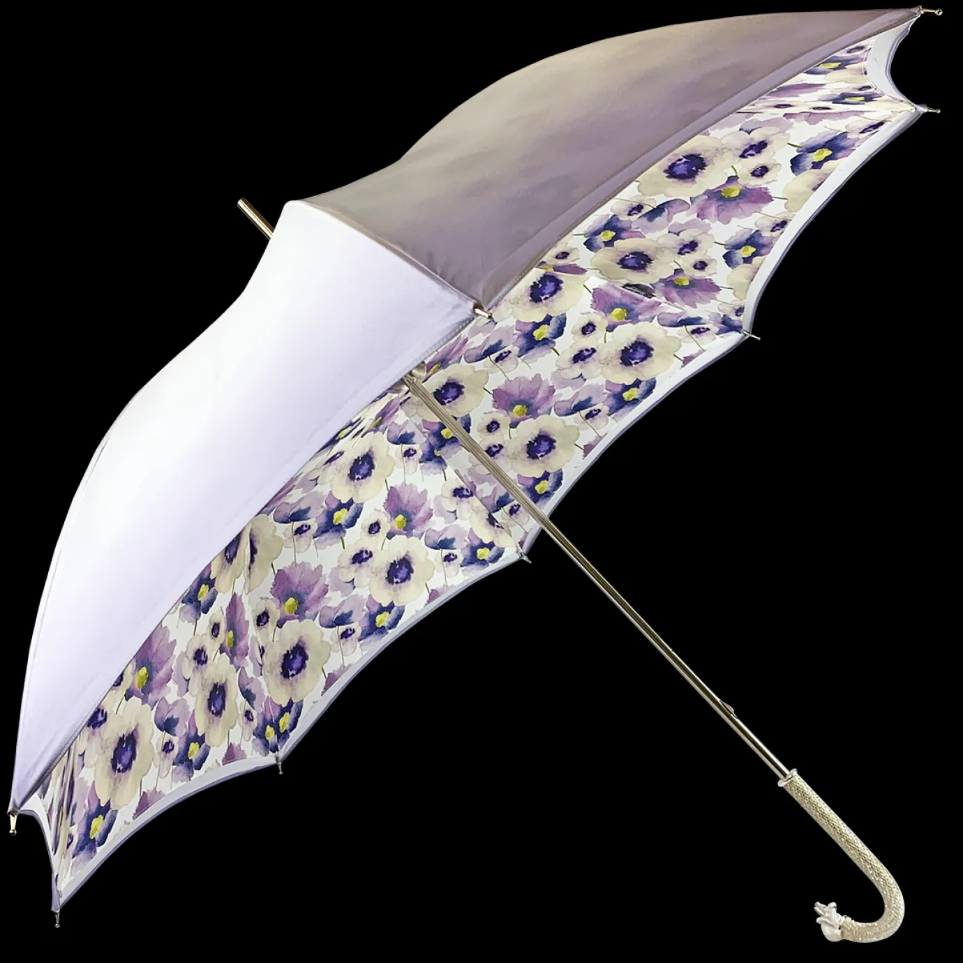 Il Marchesato Sparkling Lilac Umbrella with Anemones Sale