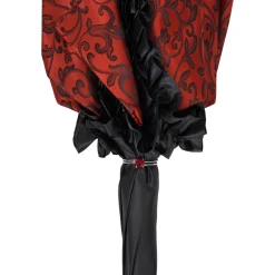 Il Marchesato Special Edition Umbrella Featuring Black Ruffles and Silver-Plated Acc Online