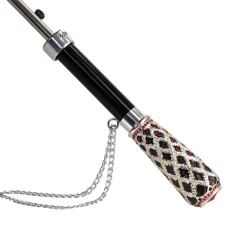 Il Marchesato Special Edition Umbrella Featuring Black Ruffles and Silver-Plated Acc Online