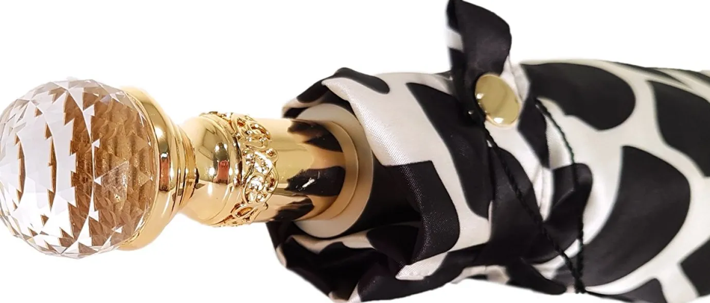 Il Marchesato Spotted Women's Folding Mini-Umbrella Luxury Umbrella Best