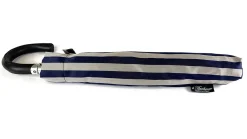 Il Marchesato Striped Grey and Blue Men's Folding Collection New