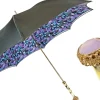 Il Marchesato Stunning grey umbrella with light purple inside Clearance