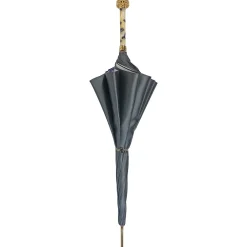 Il Marchesato Stunning grey umbrella with light purple inside Clearance