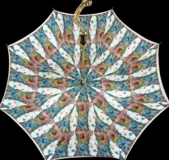 Il Marchesato Stunning Grey Umbrella with "35fili" Anemones design Online