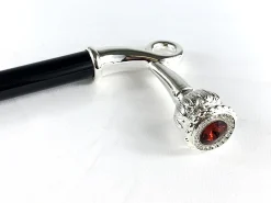 Il Marchesato Sturdy Walking Stick With Red Swarovski Crystal Online
