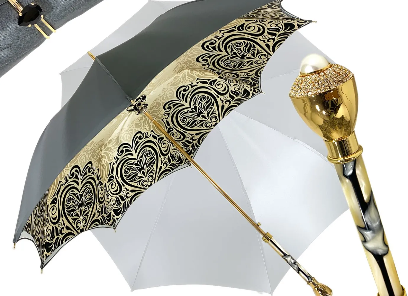 Il Marchesato Stylish Baroque Design - Handmade Fashion Umbrella For Women Ombrelli Hot