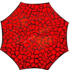Il Marchesato Stylish Black and Red Umbrella Outlet