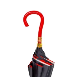 Il Marchesato Stylish Black and Red Umbrella Outlet