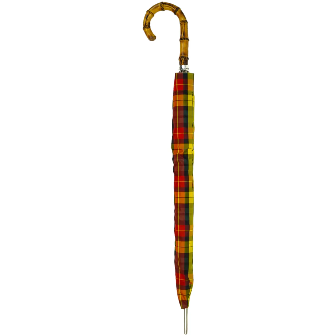 Il Marchesato Stylish Tartan Bamboo Umbrella Fashion