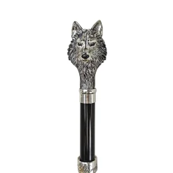 Il Marchesato Stylish umbrell - Silverplated 925 Wolf with fur design Hot