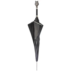 Il Marchesato Stylish umbrell - Silverplated 925 Wolf with fur design Hot