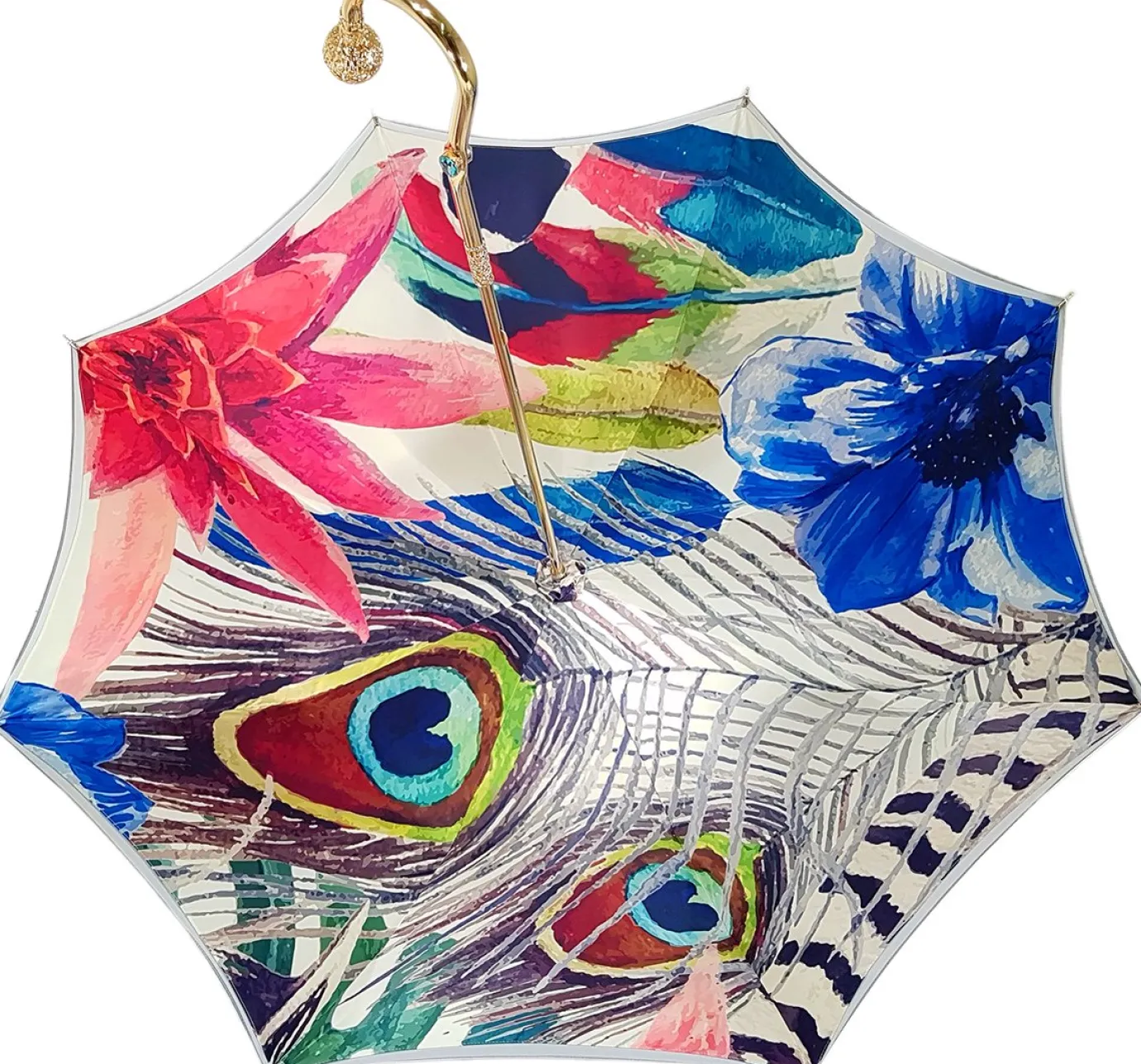 Il Marchesato Superb Umbrella With Floral Design Fashion