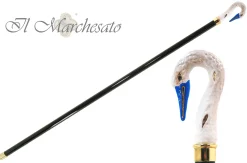 Il Marchesato Swan Glazed Cane Clearance