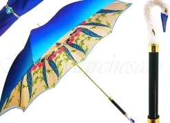 Il Marchesato Swan Umbrella Amazing Enamel On Gold New