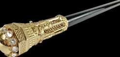 Il Marchesato Tower walking stick with white crystals Best