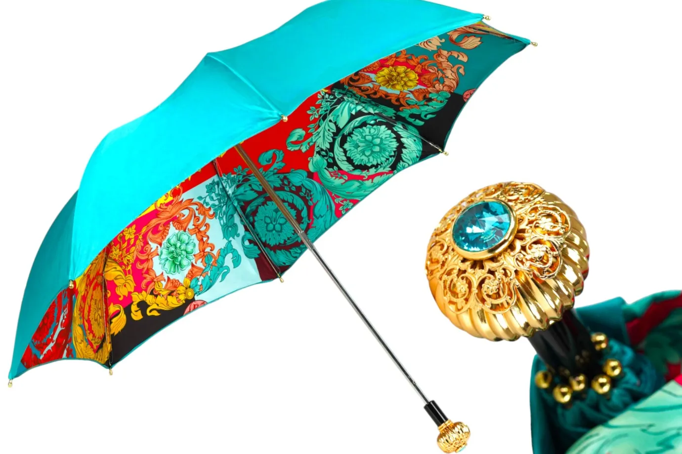 Il Marchesato Turquoise Exclusive Colored Umbrella Outlet