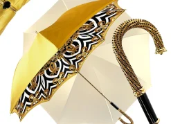 Il Marchesato Umbrella In Fantastic Double Yellow Gold Cloth Discount
