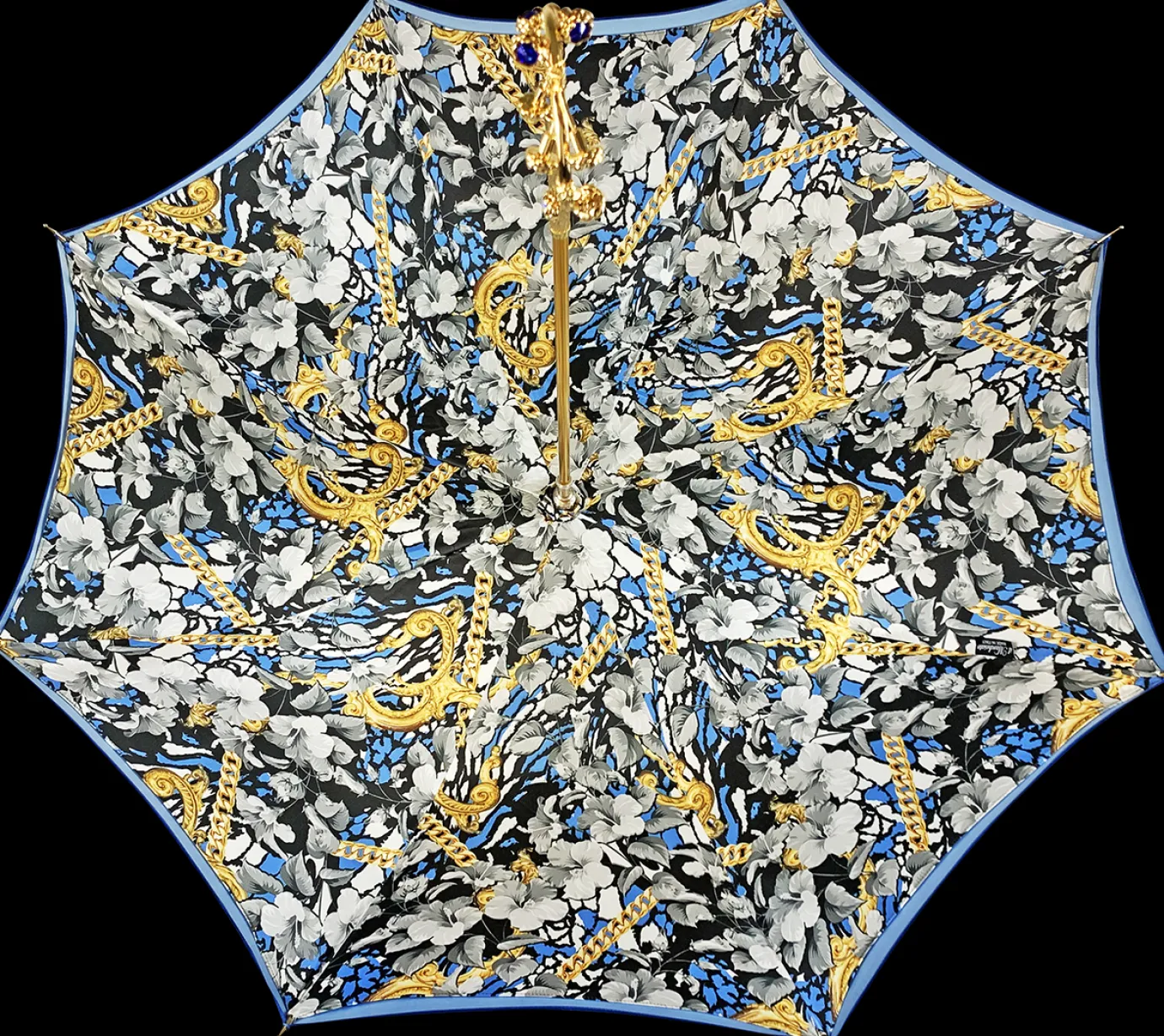 Il Marchesato Umbrella in Fantastic double canopy blue Hot