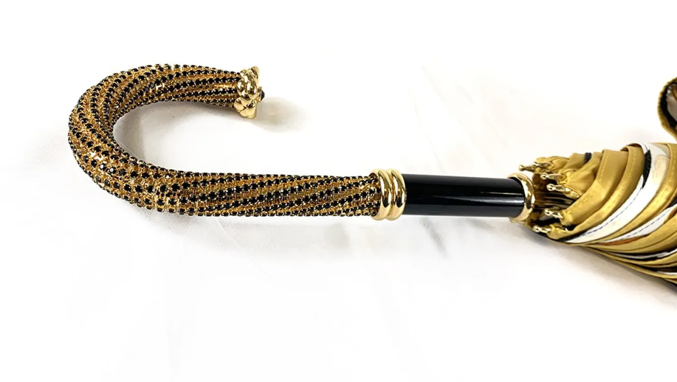 Il Marchesato Umbrella In Fantastic Double Yellow Gold Cloth Discount