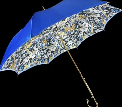 Il Marchesato Umbrella in Fantastic double canopy blue Hot