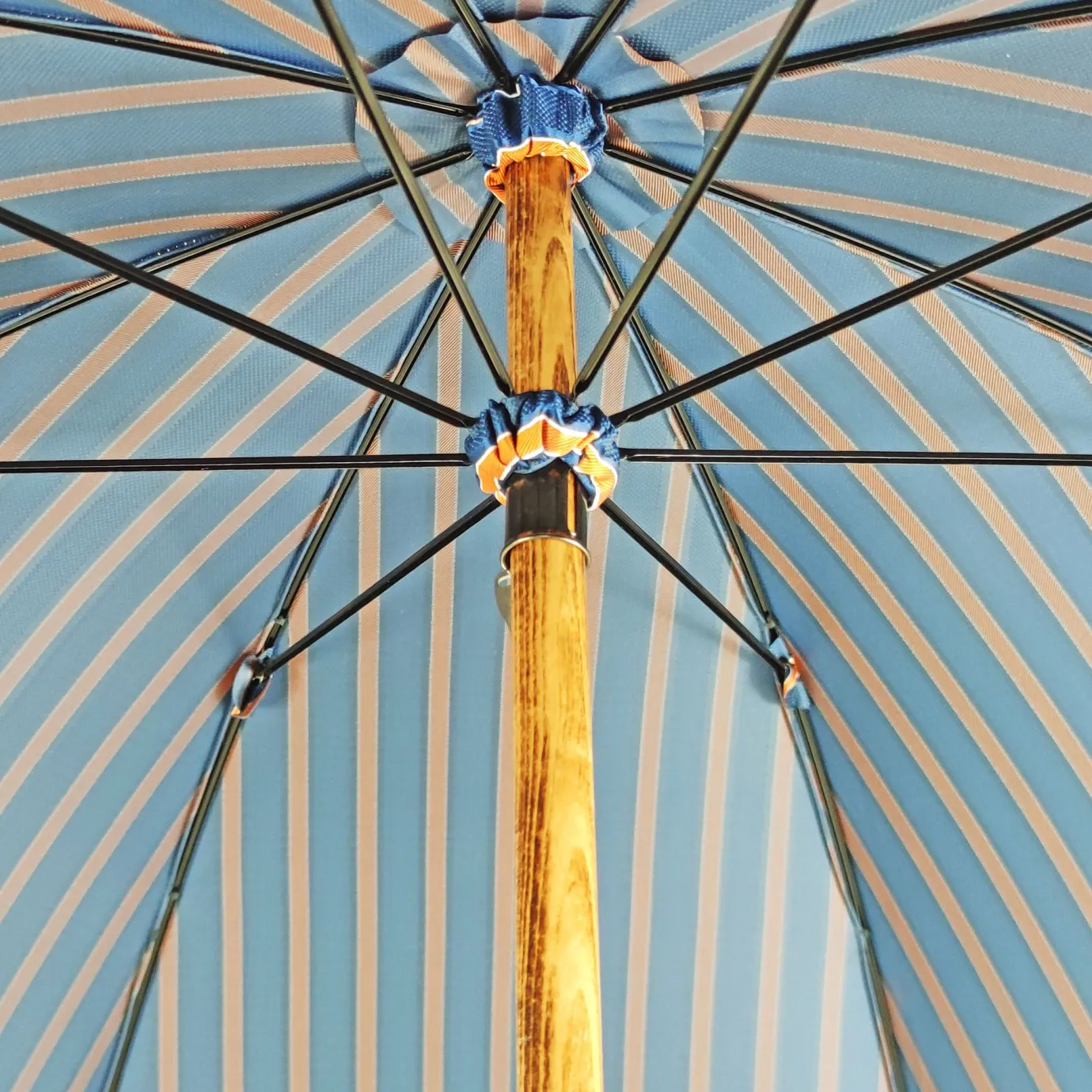 Il Marchesato Umbrella with green Caiman Crocodile leather handle Online
