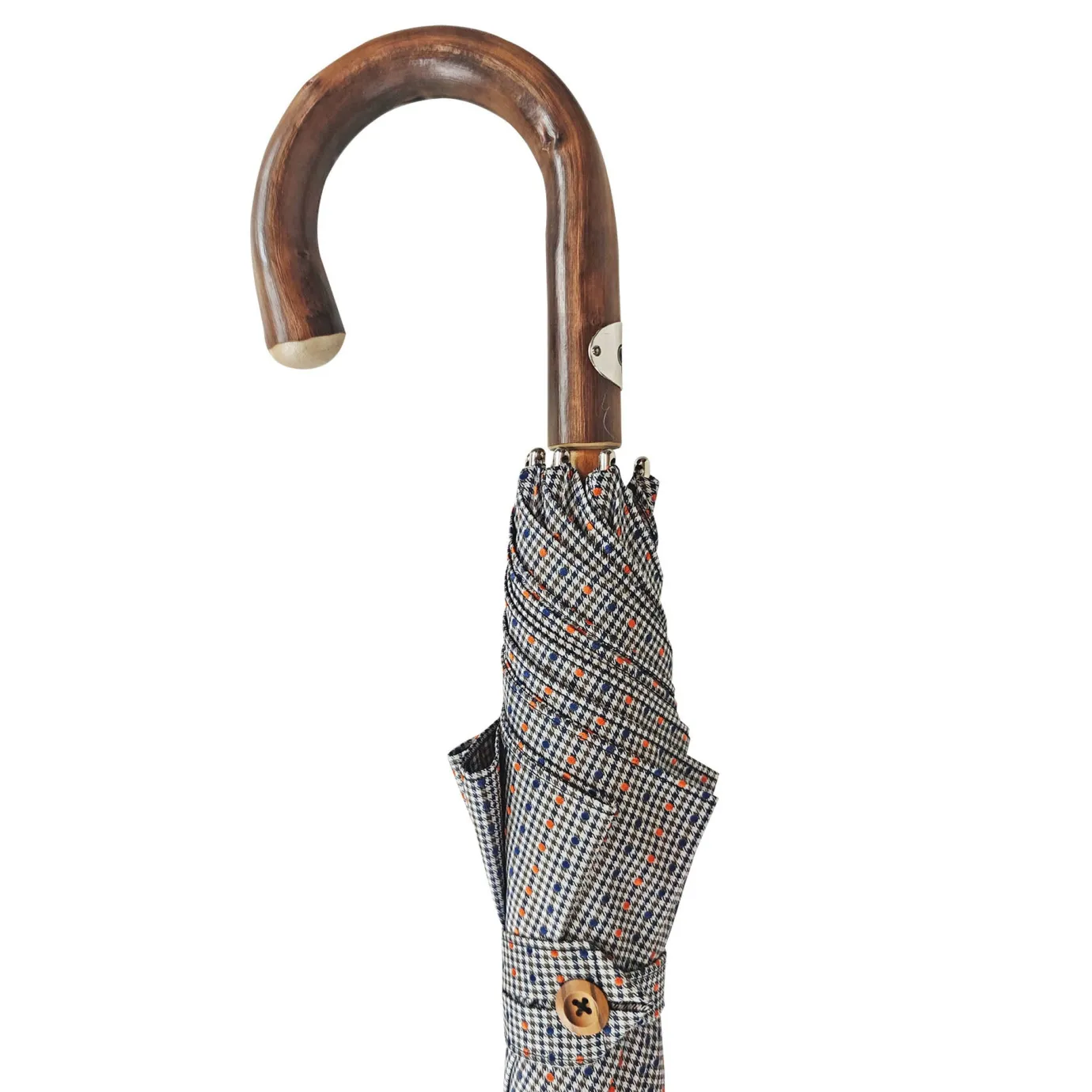 Il Marchesato Umbrella with handle in peeled chestnut Fashion