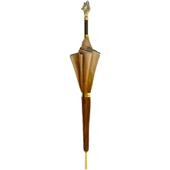 Il Marchesato Umbrella with Hand-Painted Golden Wolf Discount