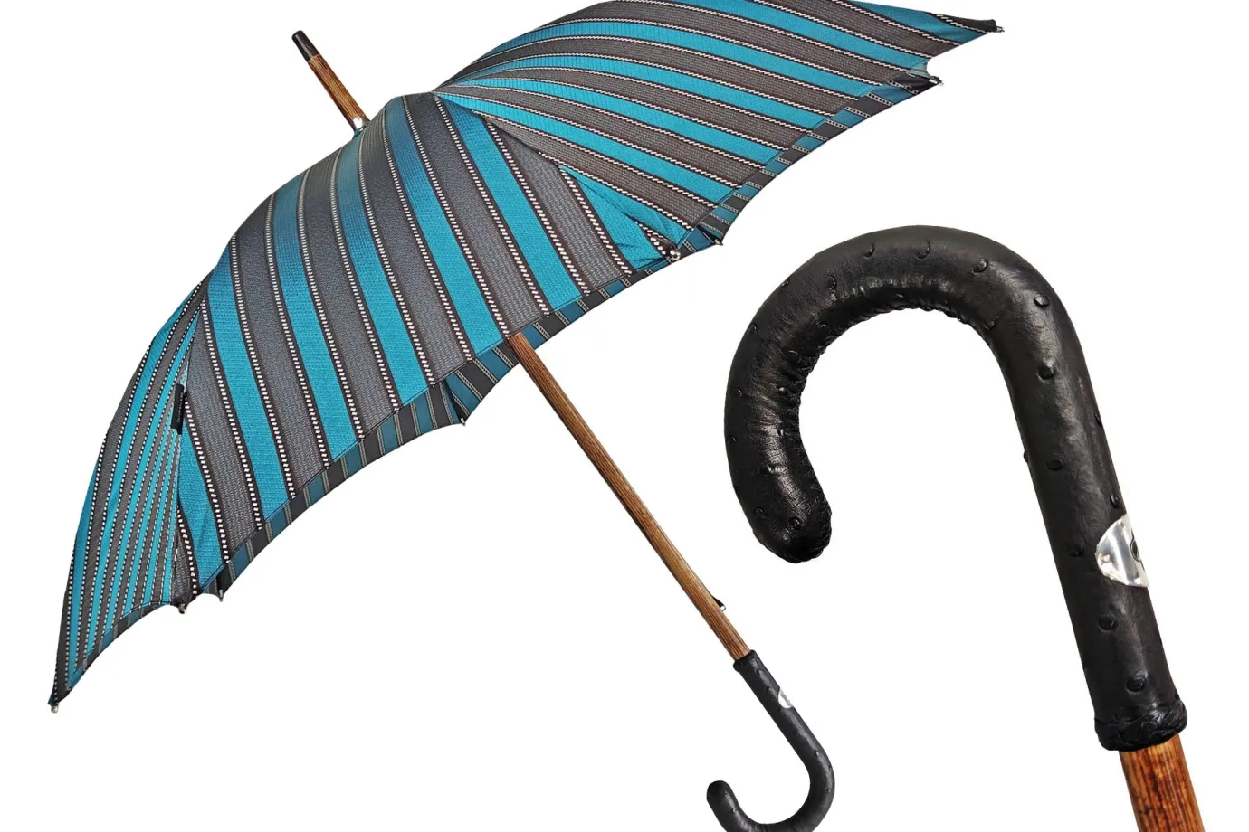 Il Marchesato Umbrella with Ostrich leather handle Fashion