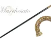 Il Marchesato Walking cane Encrusted with Multicolor Crystals Hot