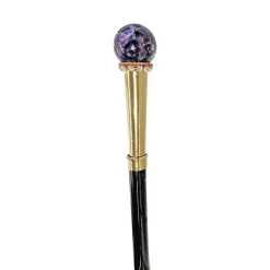 Il Marchesato Walking stick - Exquisite Sphere With Minerals Crystals - Natural Amet Best
