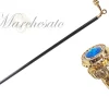 Il Marchesato Walking stick - Sturdy gold plated 24K brass handle Fashion