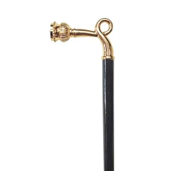 Il Marchesato Walking stick - Sturdy gold plated 24K brass handle Fashion