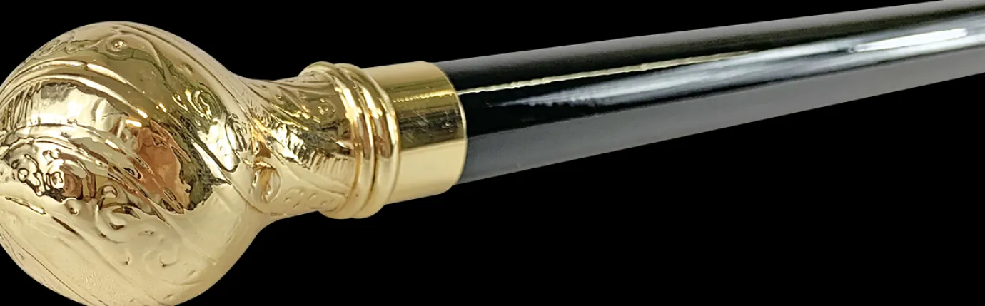 Il Marchesato Walking stick ceremonial knob - gold plated 24K Online
