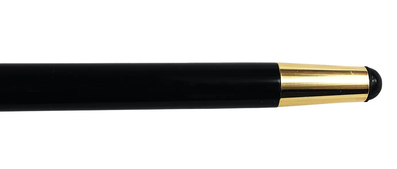 Il Marchesato Walking stick for man - Sturdy gold plated 24K brass handle Online