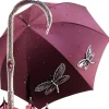 Il Marchesato Women's exclusive handmade umbrella with embroidered dragonflies Ladies Umbrellas Sale