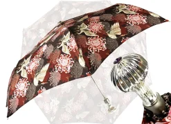 Il Marchesato Women's Folding Umbrella - Wonderful Heron Design Fashion