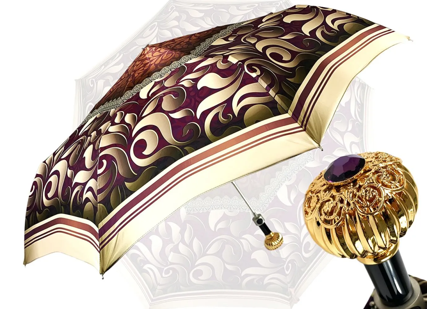 Il Marchesato Women's Folding Umbrella - New Exclusive Design Clearance
