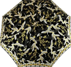 Il Marchesato Women's Folding Umbrella - Wonderful Heron Design New