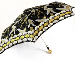 Il Marchesato Women's Folding Umbrella - Wonderful Heron Design New
