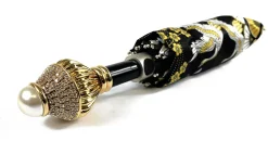 Il Marchesato Women's Folding Umbrella - Wonderful Heron Design New
