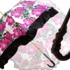 Il Marchesato Women's Ruffled Umbrella Studied with a Multicor Pattern Fashion