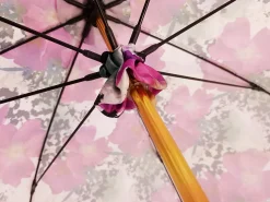 Il Marchesato Women's Ruffled Umbrella Studied with a Multicor Pattern Fashion