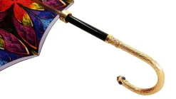 Il Marchesato Women's Umbrella - Swarovski Cristals - Double Cloth Fashion