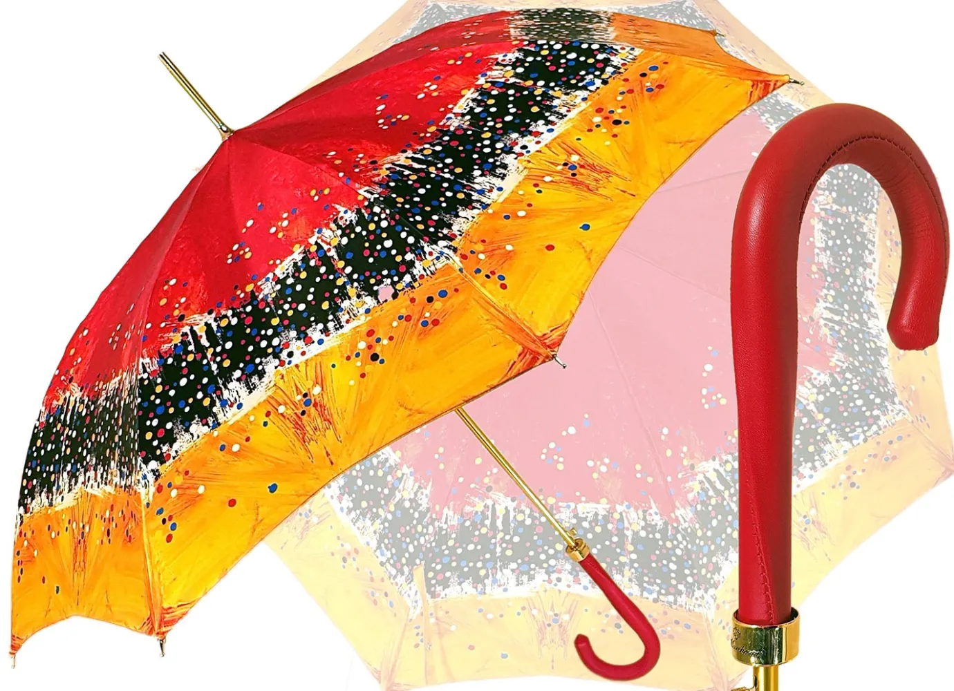 Il Marchesato Wonderful Exclusive Painted Umbrella New
