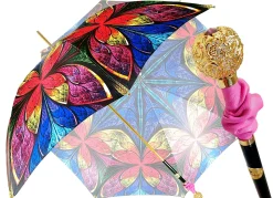 Il Marchesato Wonderful Handmade Women's Umbrella - Exclusive Floral Design Clearance